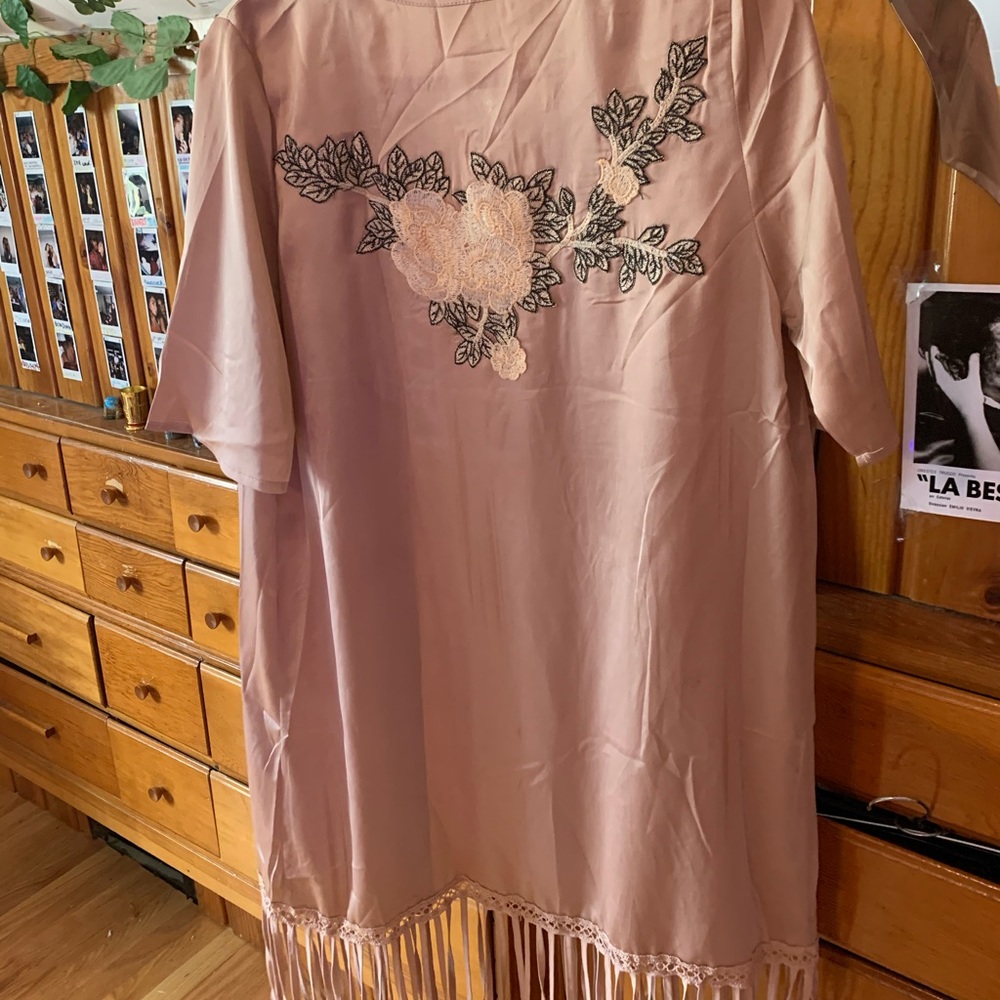 fringe cardigan